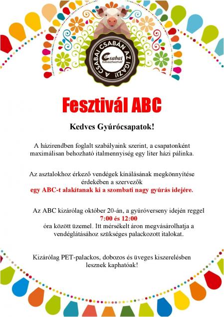 Fesztivál ABC